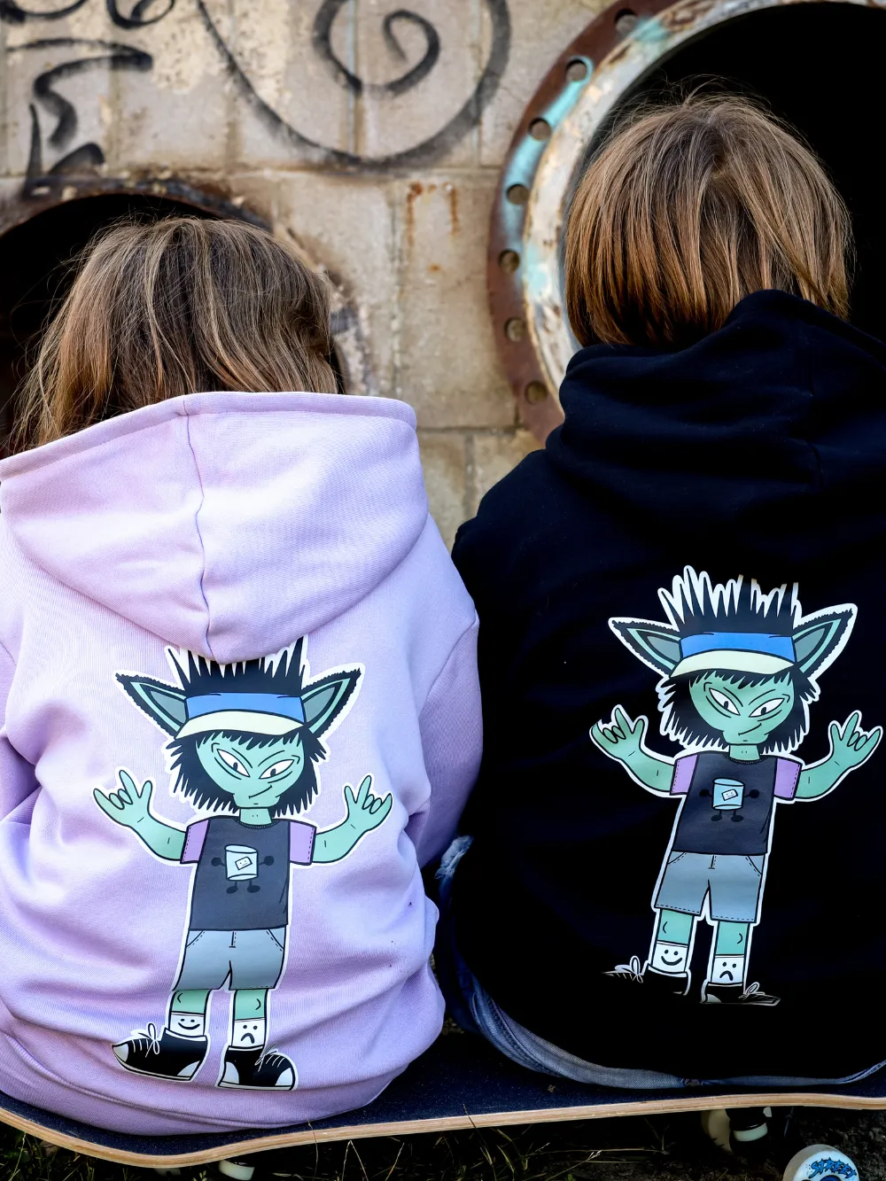 Hoodie Éli - Bibitte, noir