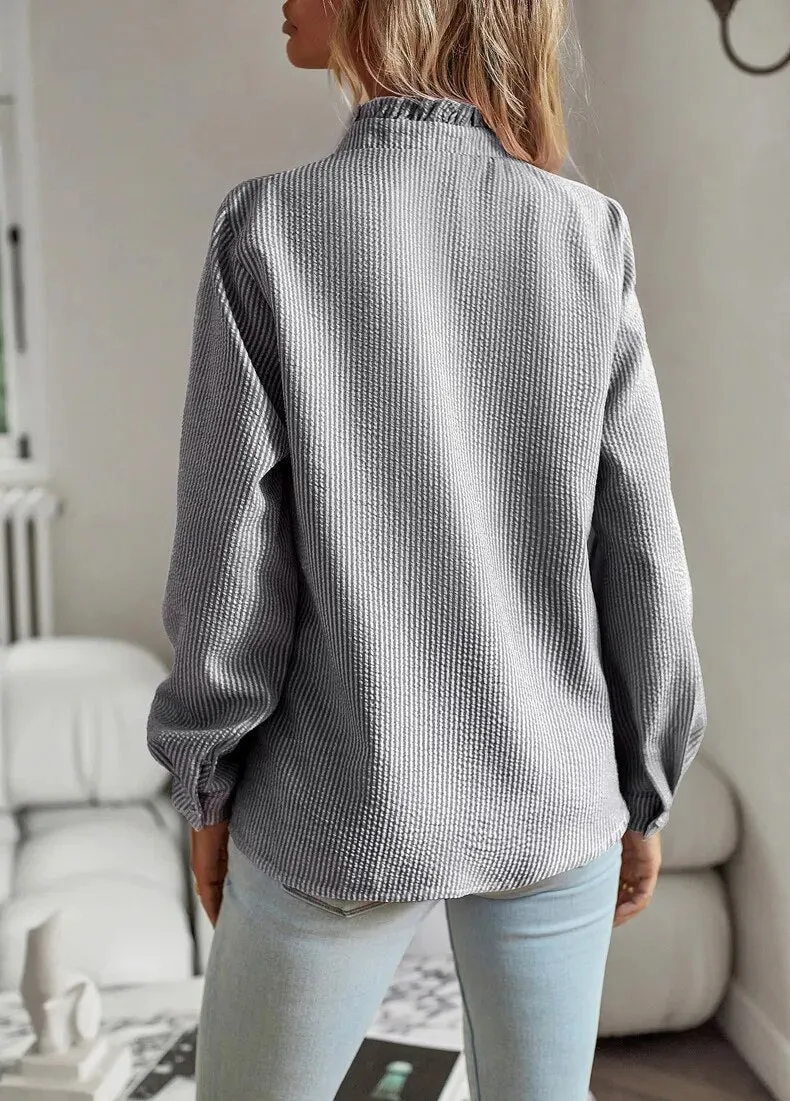 Hyacinth | Stylish Ruffle Detail Blouse