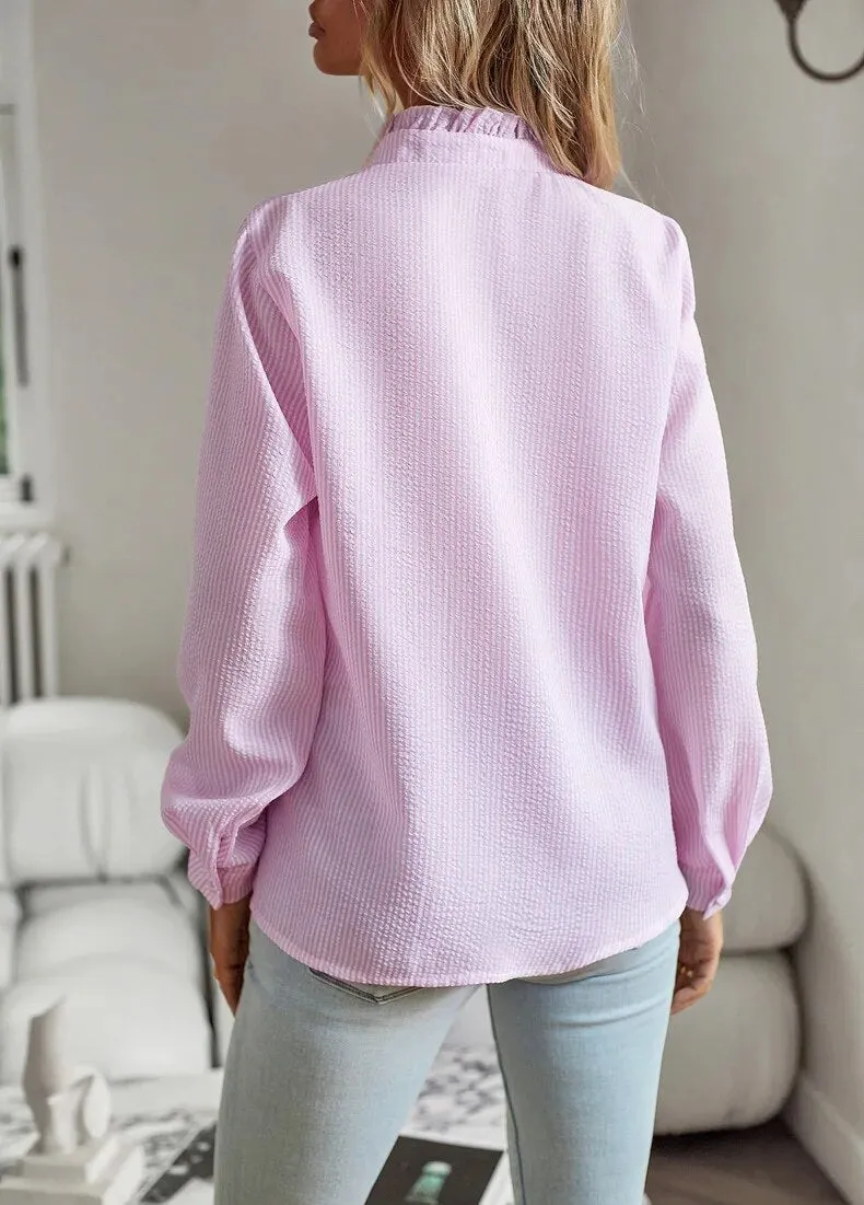 Hyacinth | Stylish Ruffle Detail Blouse