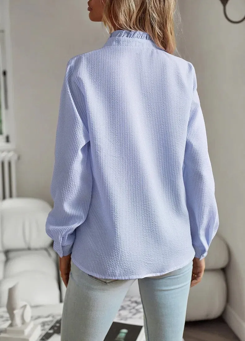Hyacinth | Stylish Ruffle Detail Blouse