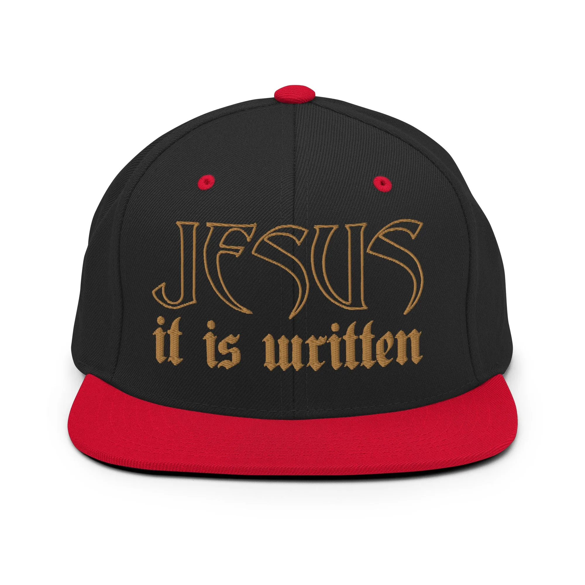 Jesus...It Is Written Snapback Hat