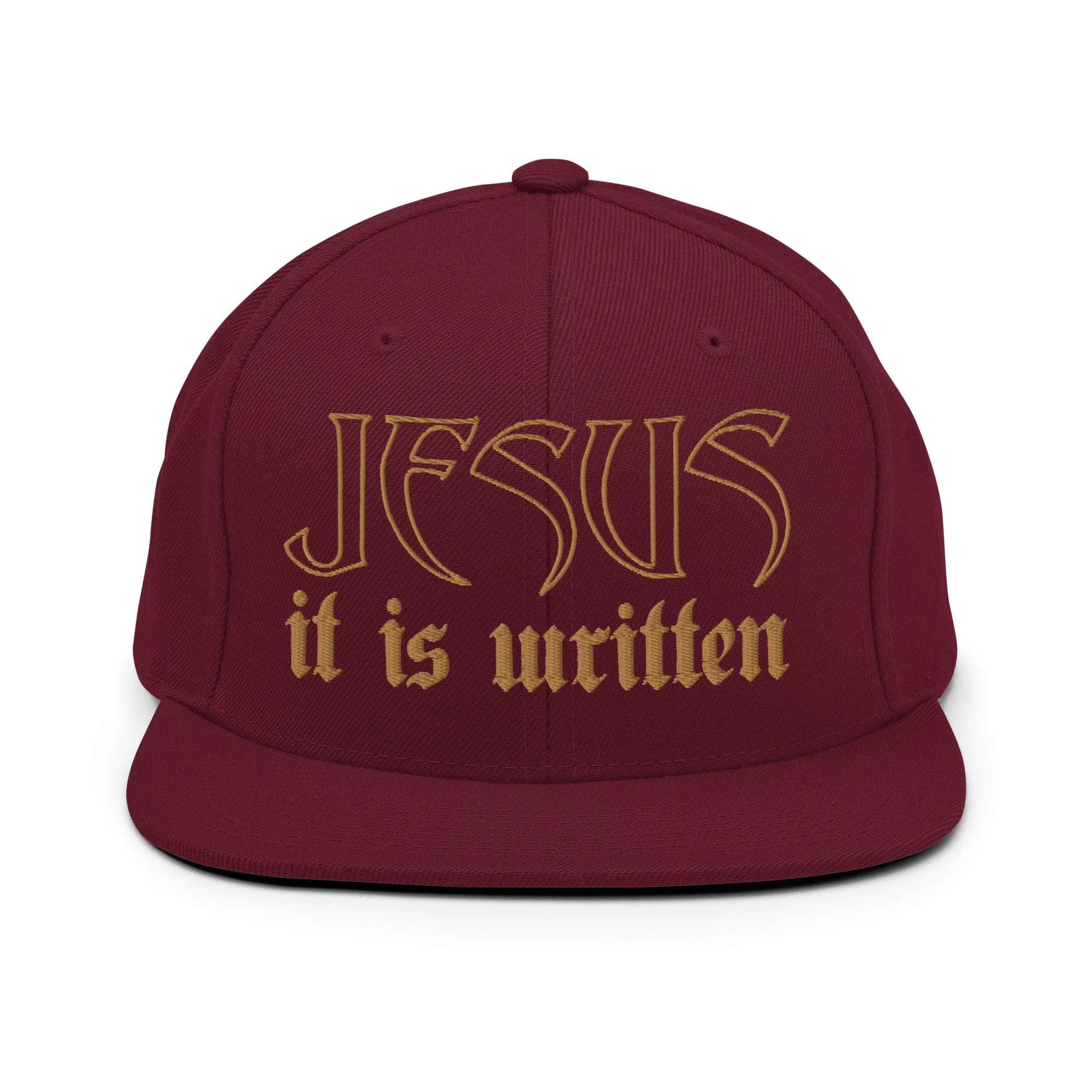 Jesus...It Is Written Snapback Hat