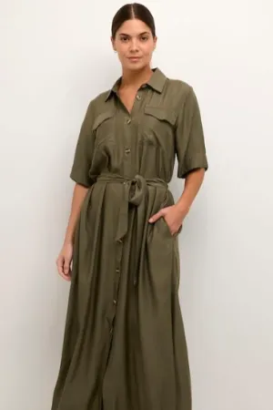 Kaffe - Kadicte Maxi Dress - Grape Leaf