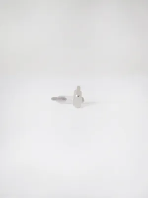 Kat Seale 2-Part Earrings, Oblong Sterling