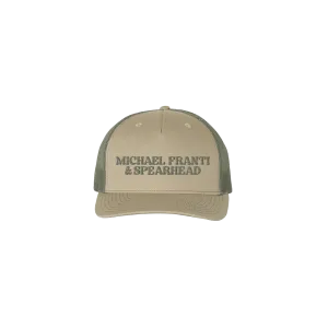 Khaki Logo Trucker Hat