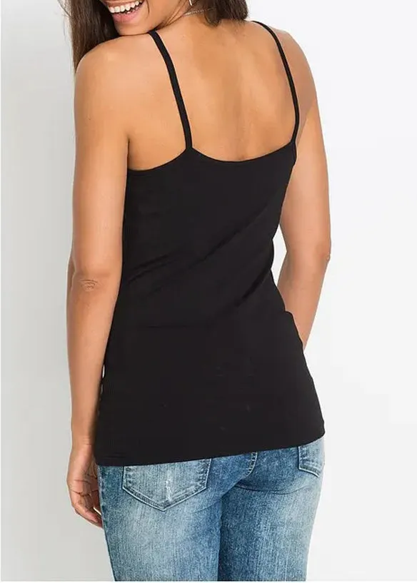 Ladies Classic Sleeveless Cotton Tank Top