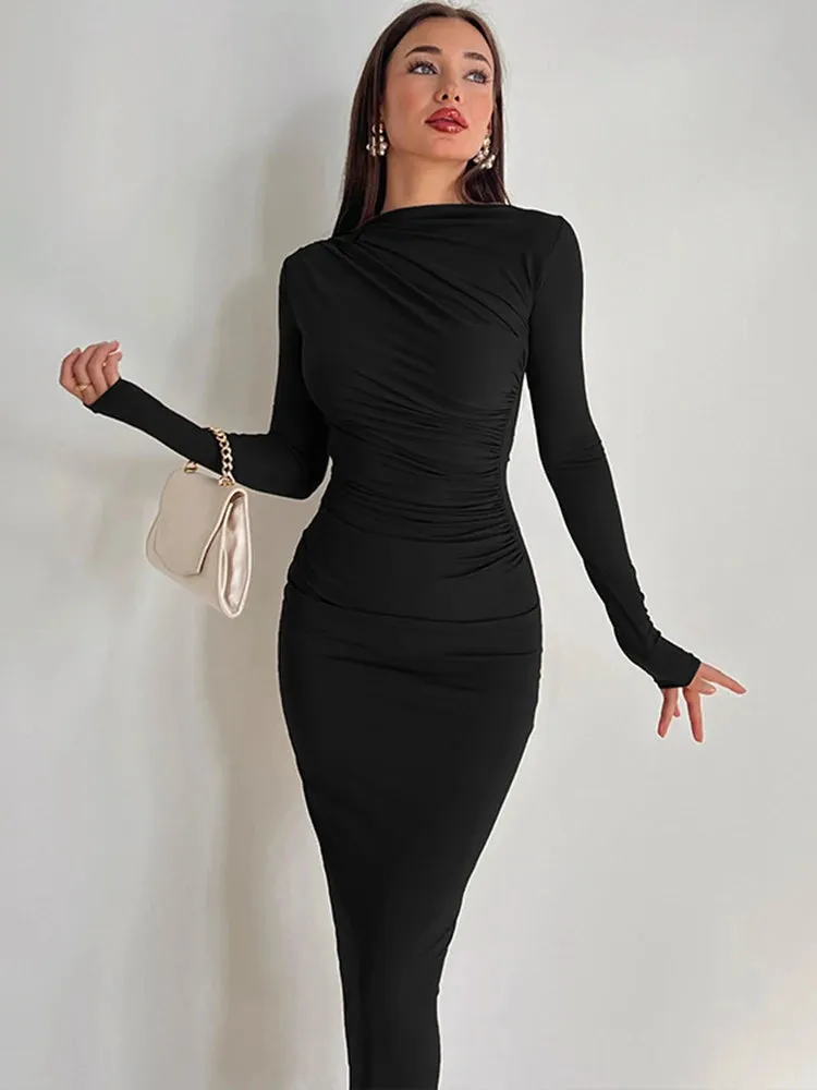 Lara | Women’s Long Sleeve Bodycon Dress