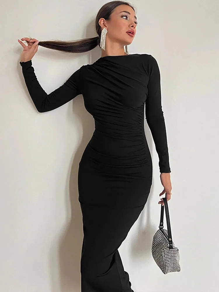 Lara | Women’s Long Sleeve Bodycon Dress
