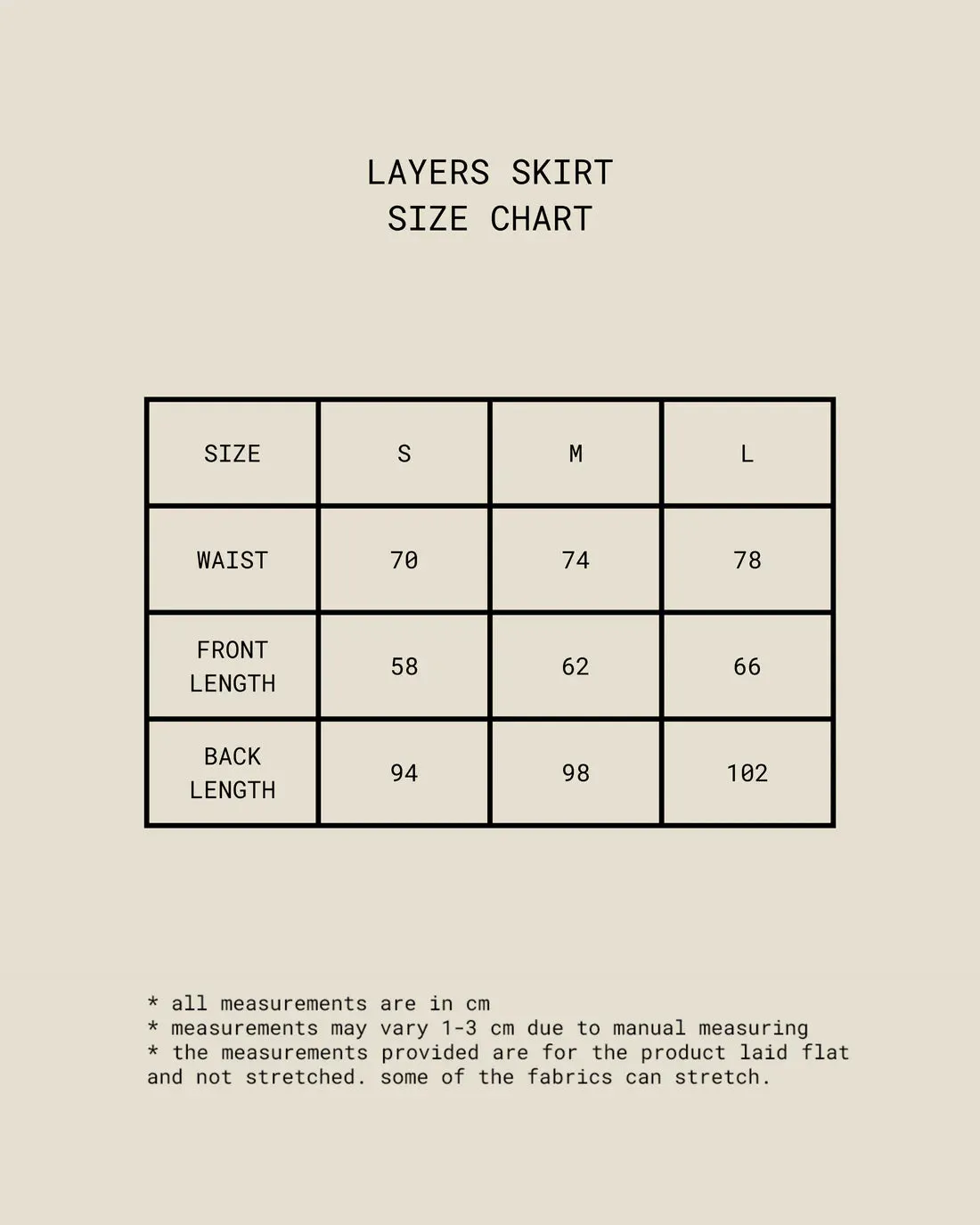 Layers Skirt