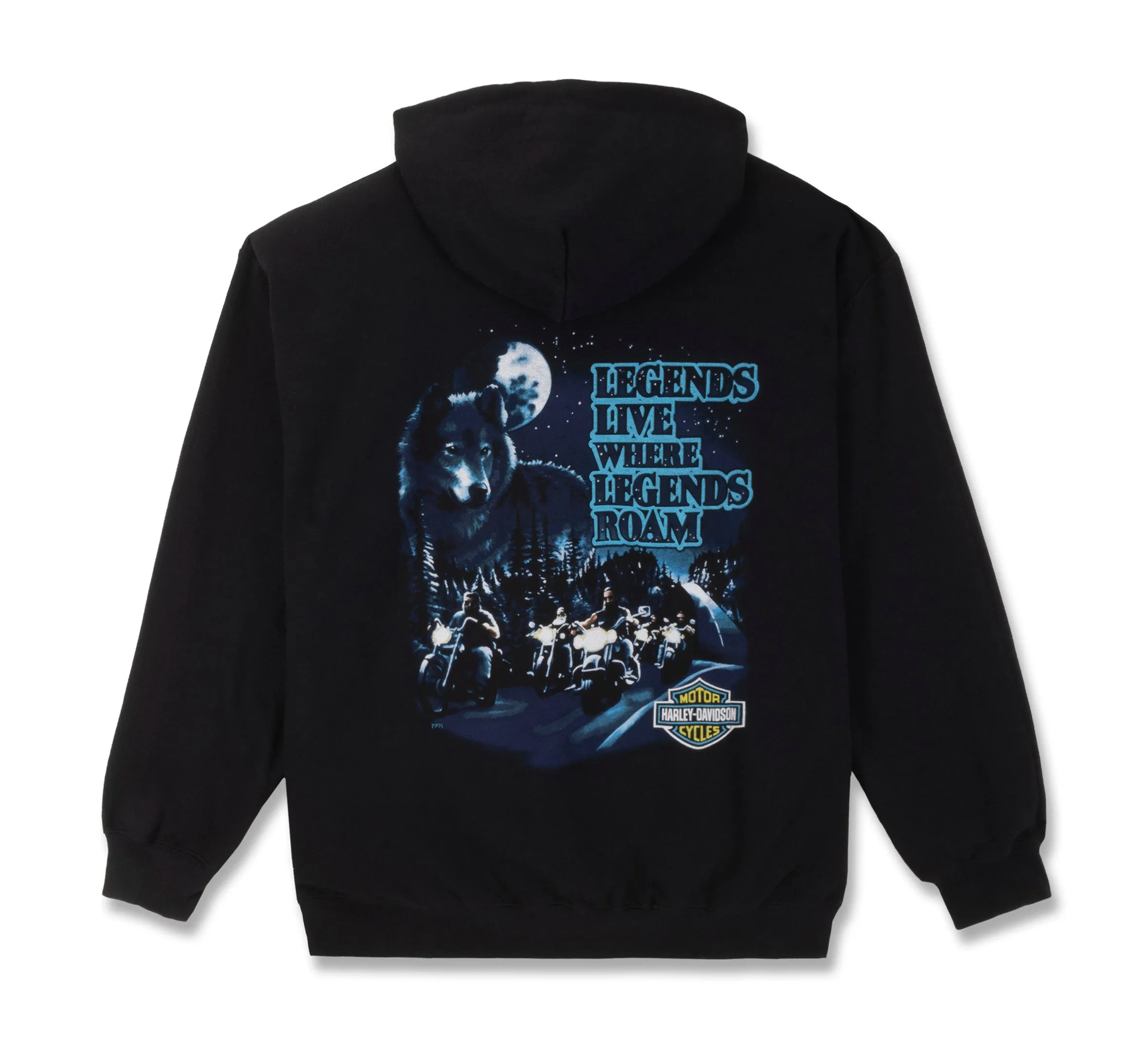 Legends Roam Midweight Hoodie - Black