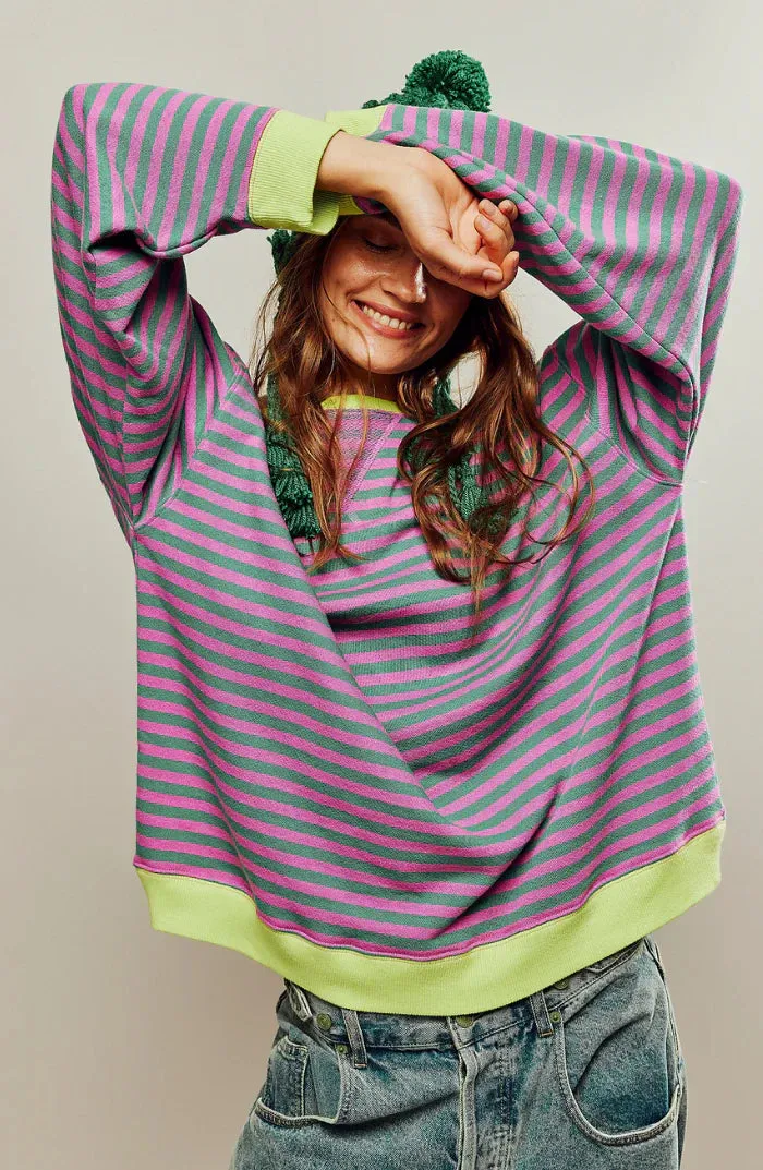 Lena - striped oversized sweater