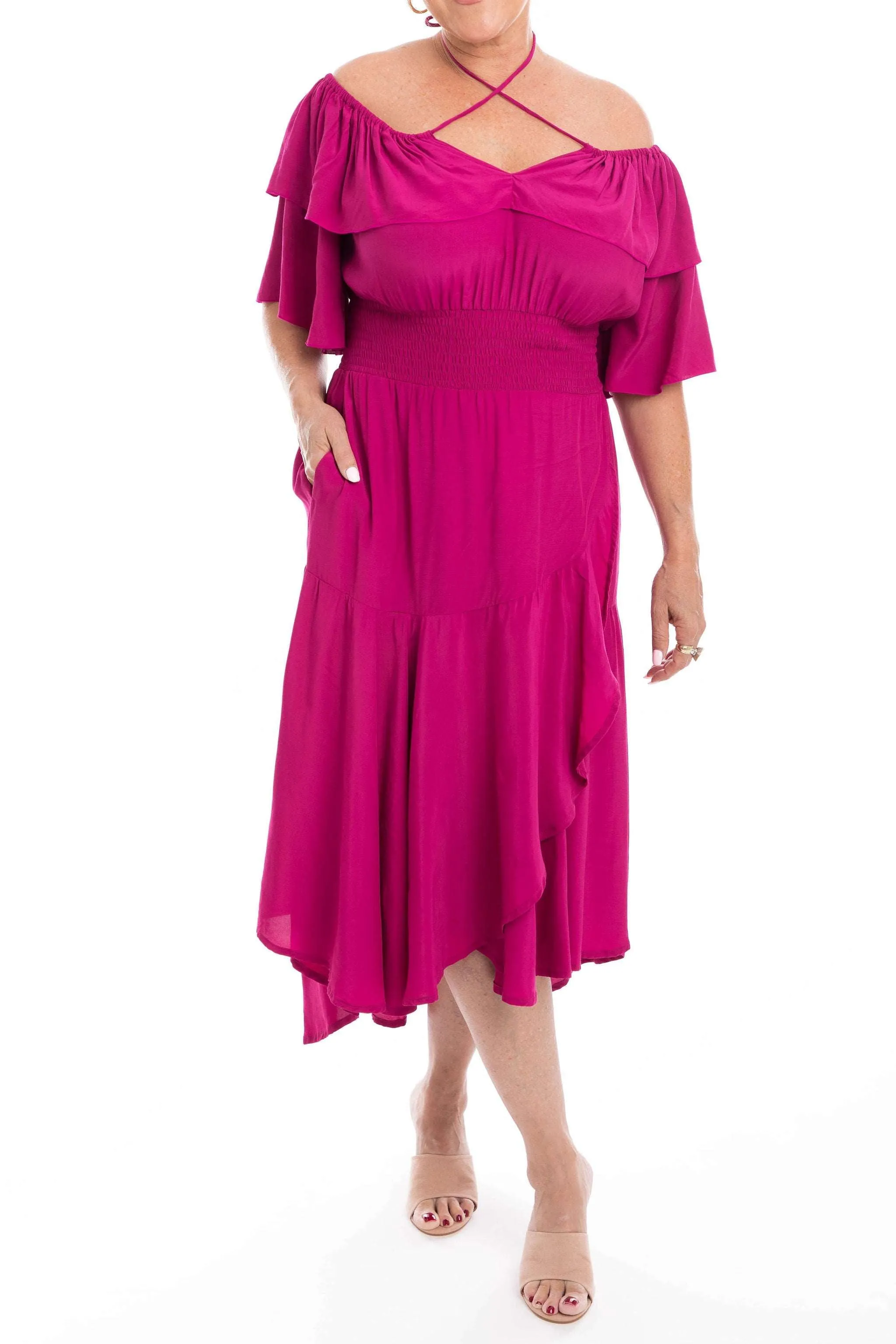 Let's Dance Ruffle Dress