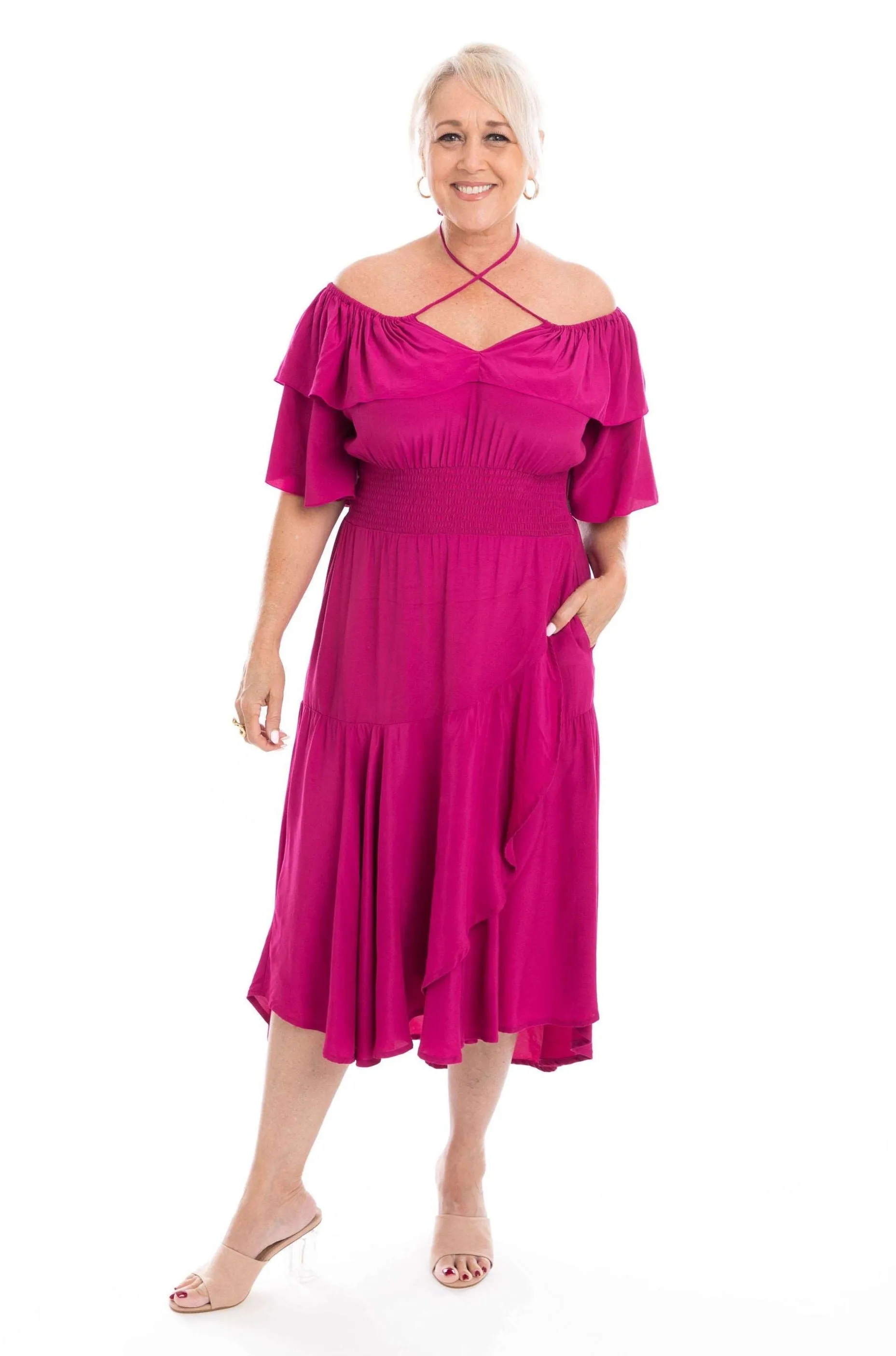 Let's Dance Ruffle Dress