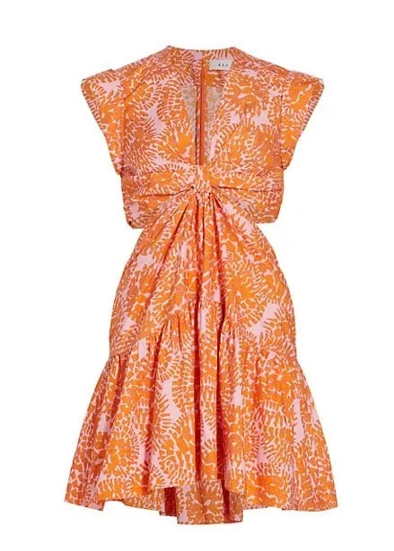 Lexi Dress (Citrouille/Rose Combo)