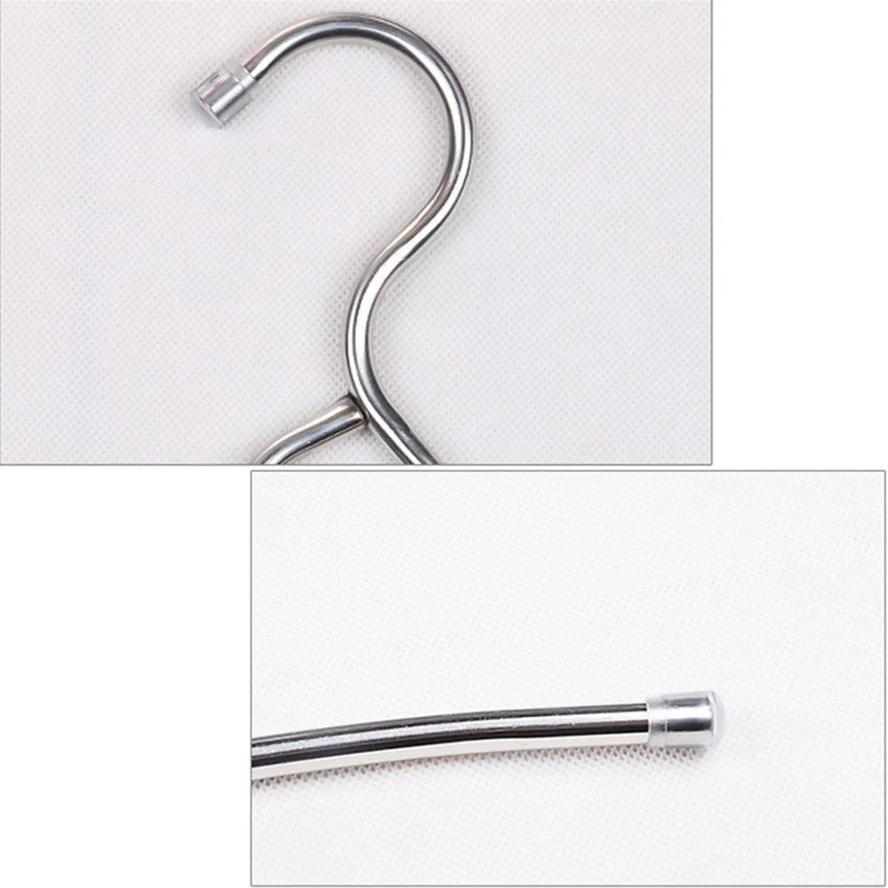 LIANGJUN Stainless Steel Coats Hangers Pants Skirts Multifunctional Drying Rack, 37.5X36cm (Size : Quantity 12)