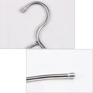 LIANGJUN Stainless Steel Coats Hangers Pants Skirts Multifunctional Drying Rack, 37.5X36cm (Size : Quantity 12)