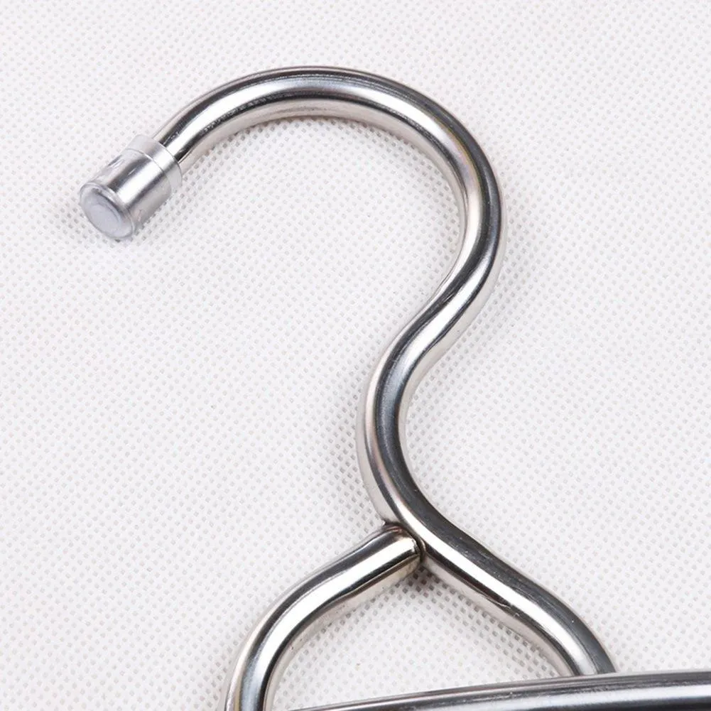 LIANGJUN Stainless Steel Coats Hangers Pants Skirts Multifunctional Drying Rack, 37.5X36cm (Size : Quantity 12)