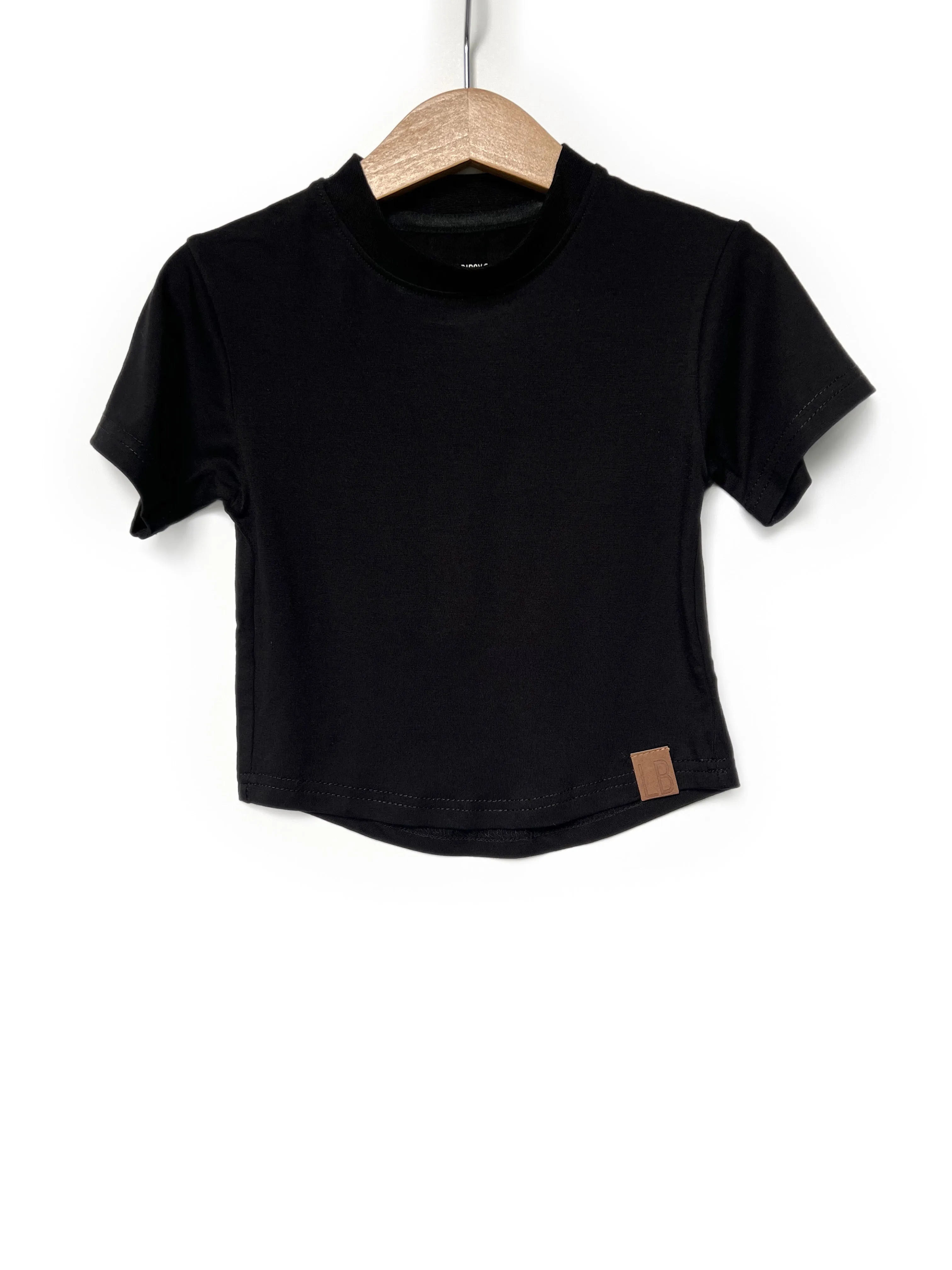 Little Bipsy Oversized Bamboo Tee - Black