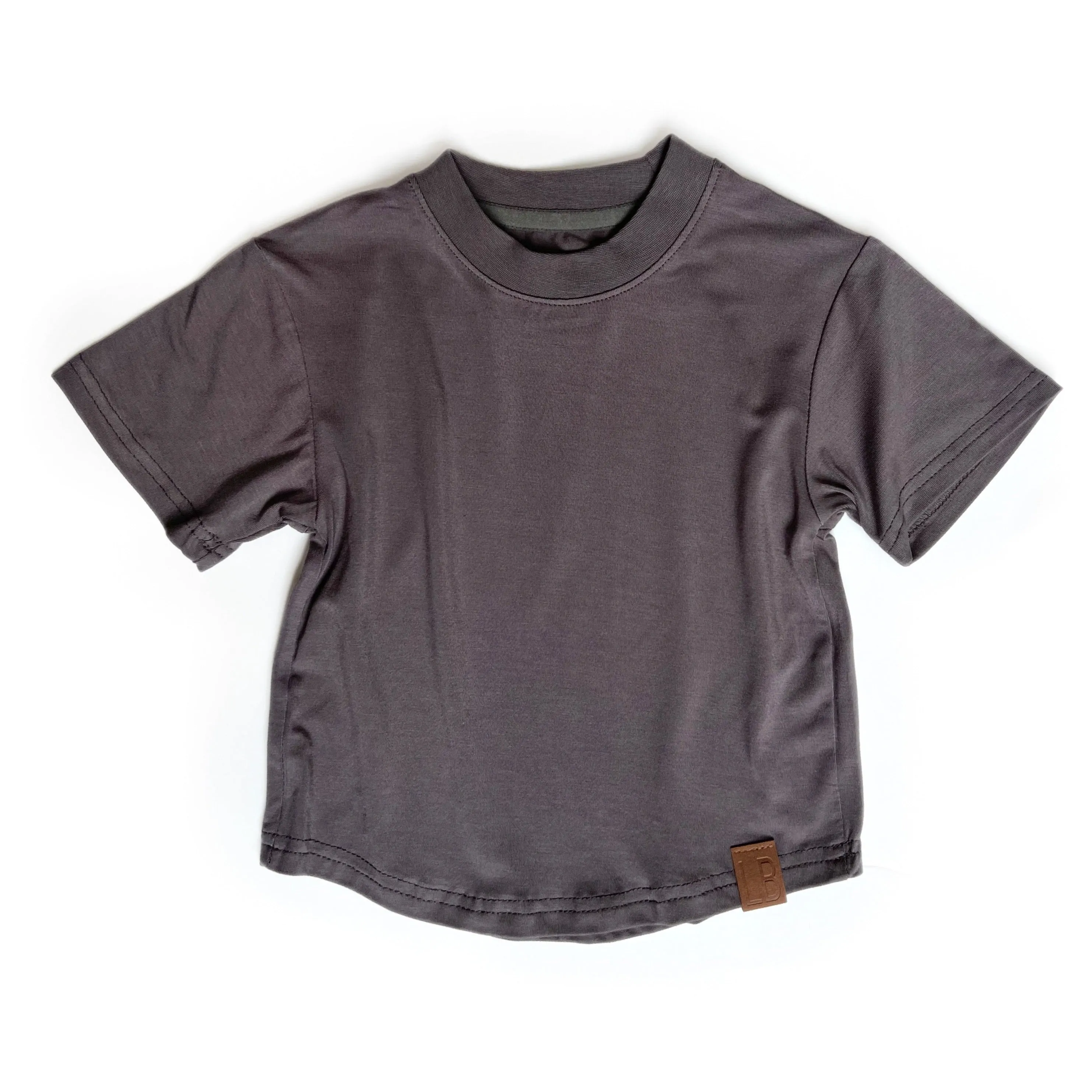 Little Bipsy Oversized Bamboo Tee - Stone
