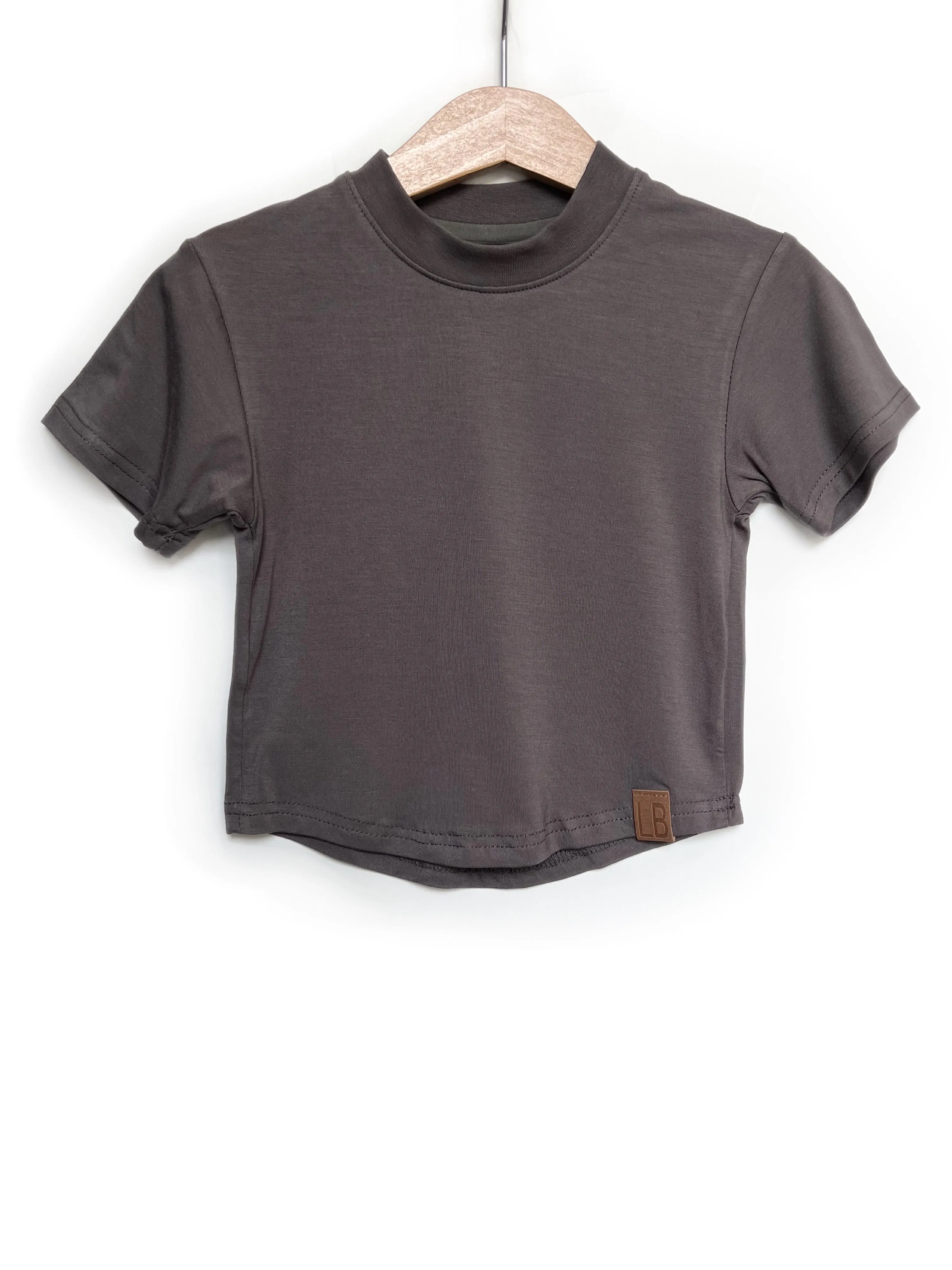 Little Bipsy Oversized Bamboo Tee - Stone