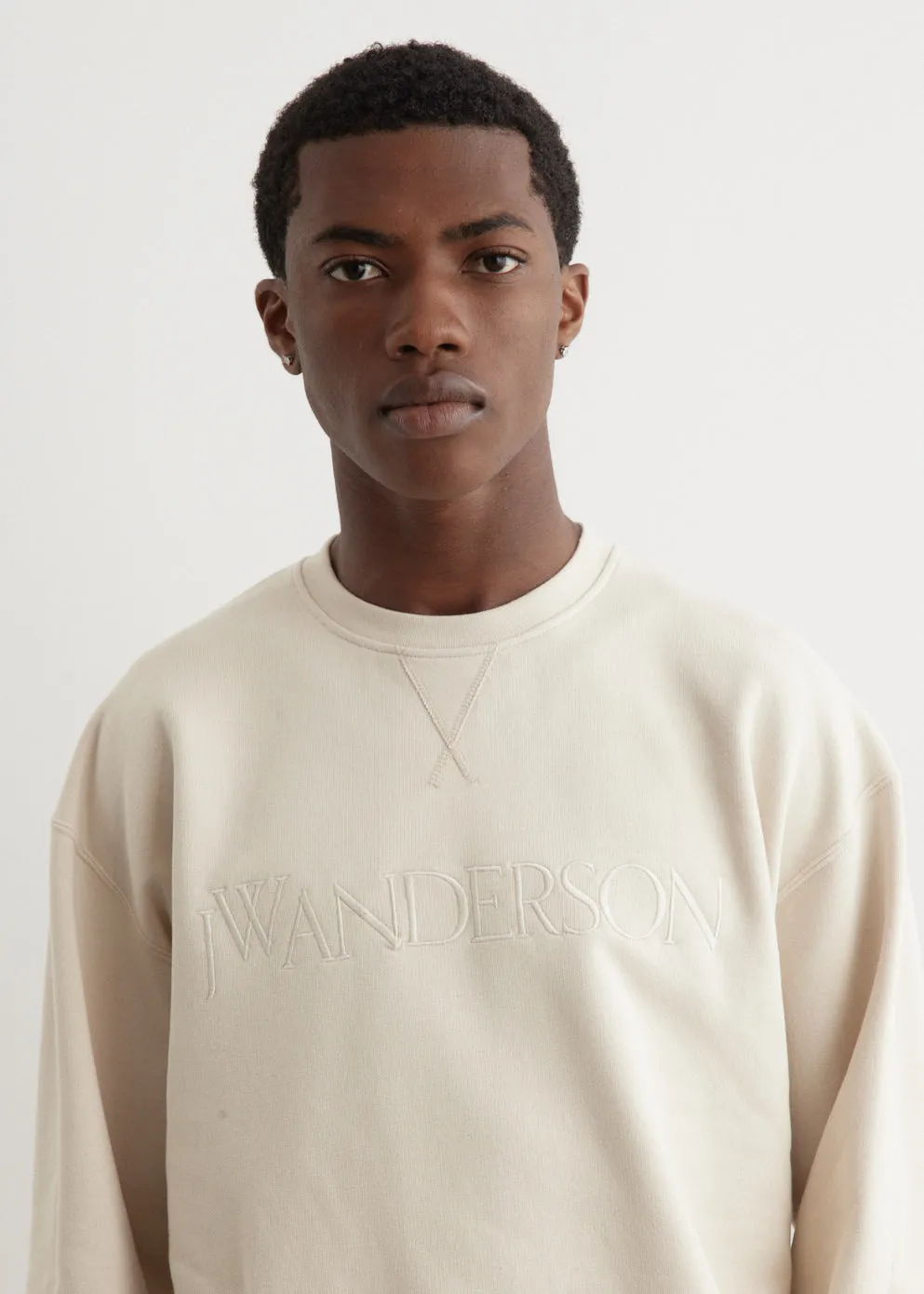 Logo Embroidery Sweatshirt