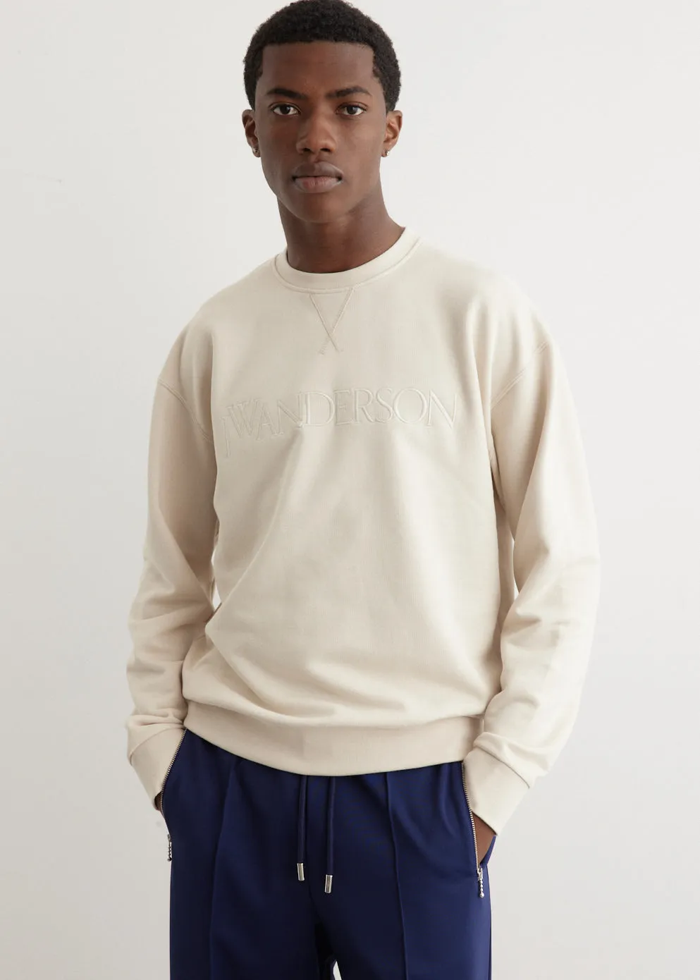 Logo Embroidery Sweatshirt
