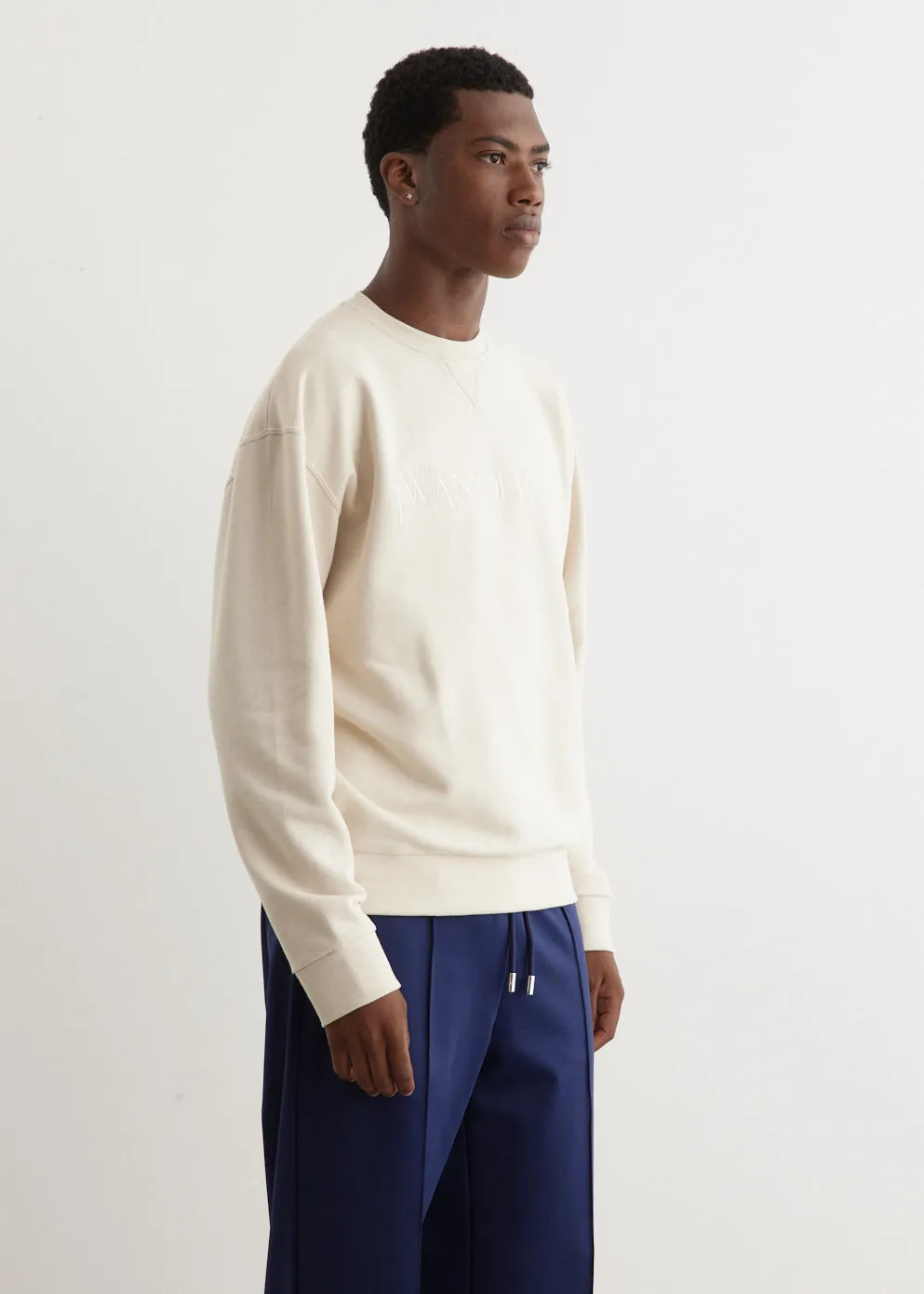 Logo Embroidery Sweatshirt
