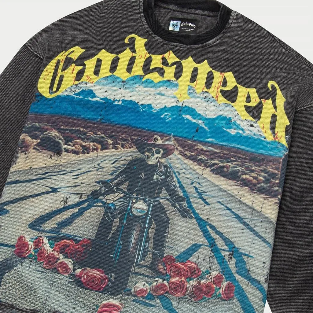 Long Lonely Road Thermal LS - Grey Wash