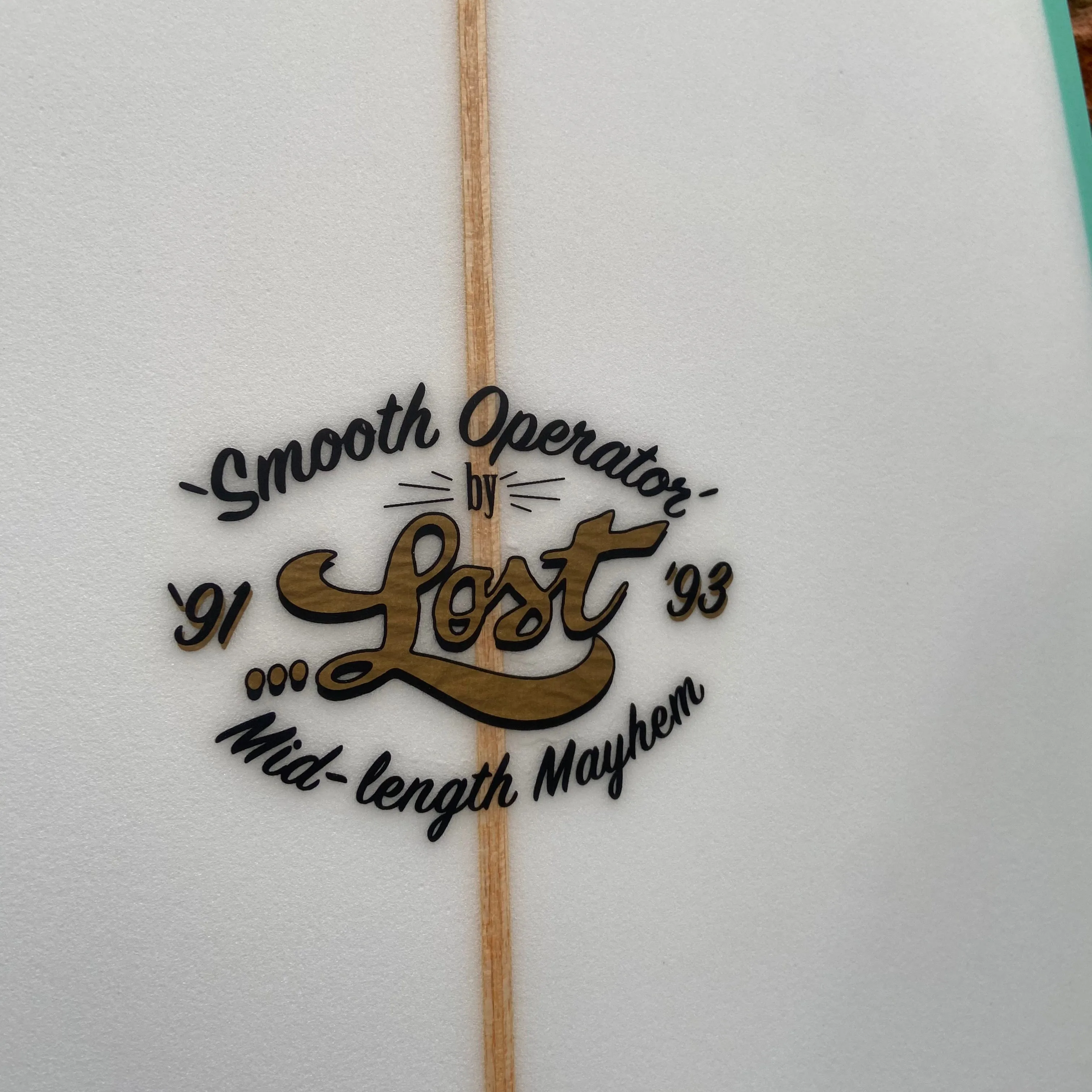 LOST BY MAYHEM    SMOOTH OPERATOR      6’10"	21.00"	2.75"	43.25L