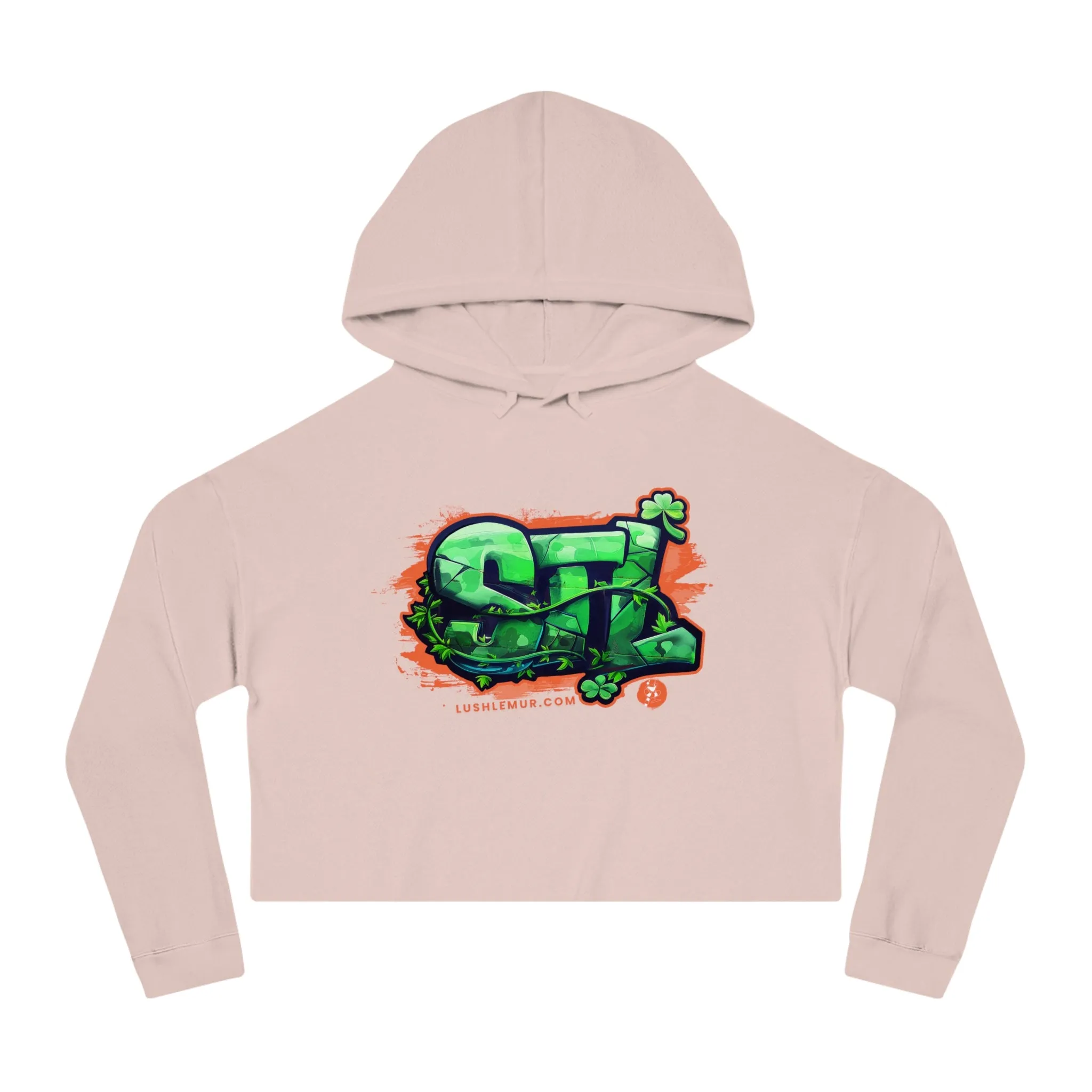 LUSH LEMUR | STL LUCKY IRISH CROP HOODIE