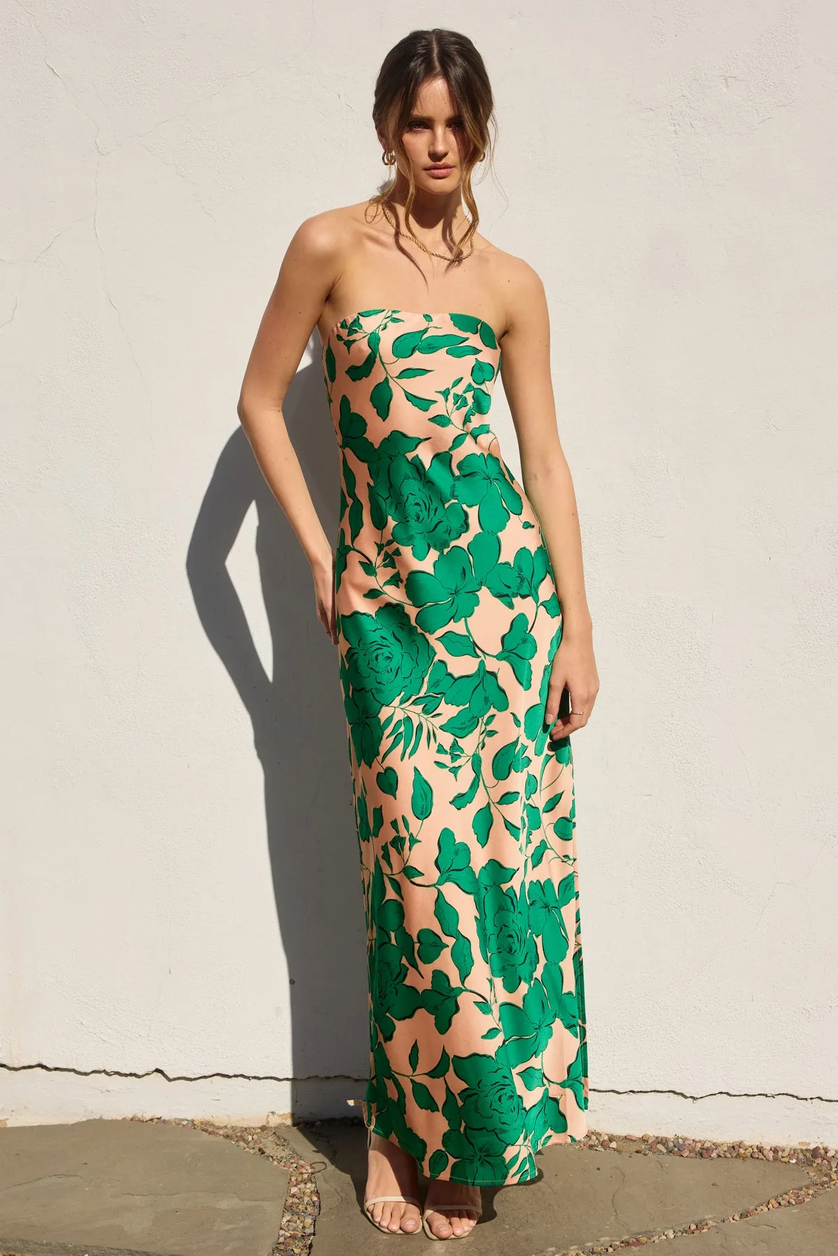 Malea Strapless Maxi Dress