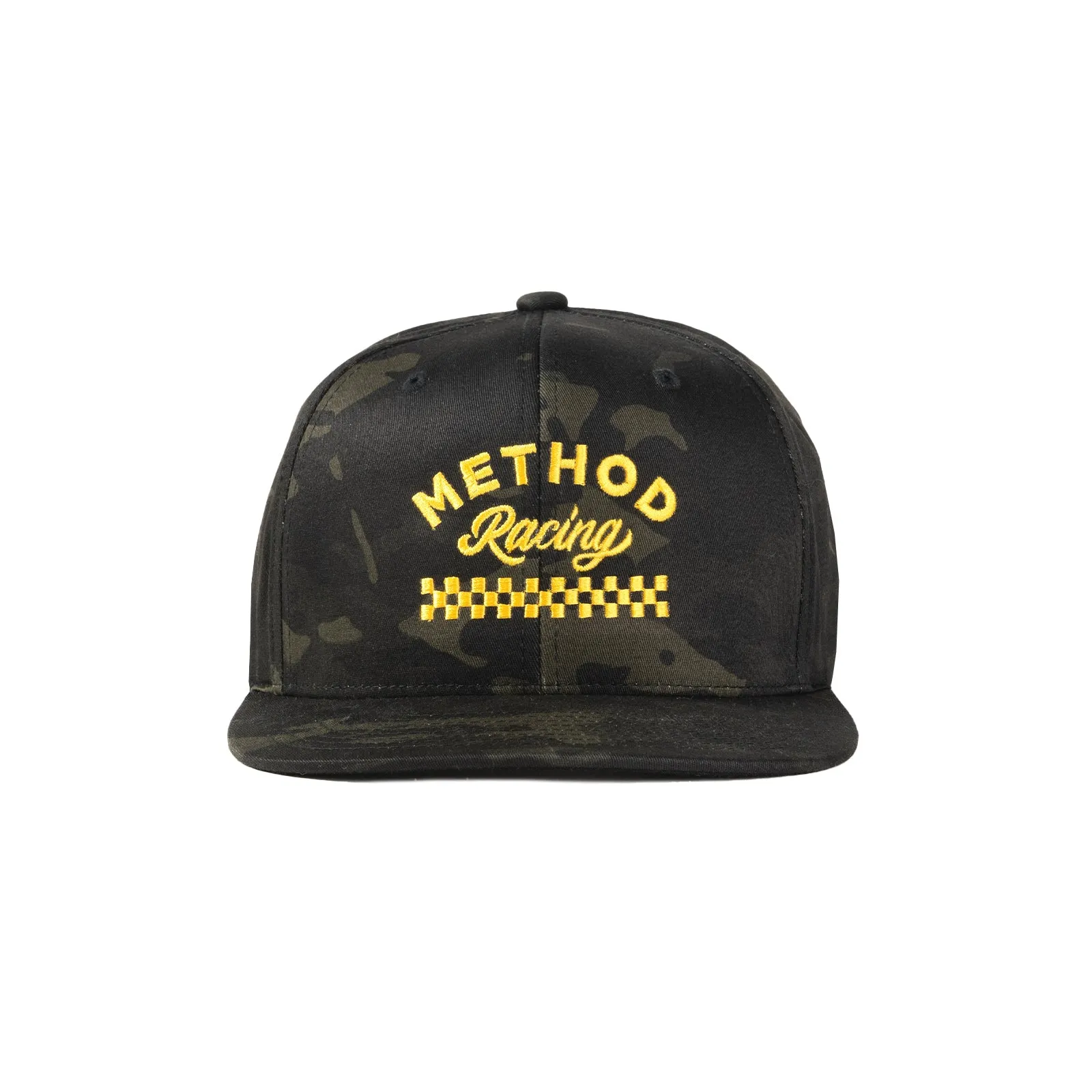 Method Race Shop Flatbill Trucker Hat | Snapback | Black Multicam