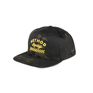 Method Race Shop Flatbill Trucker Hat | Snapback | Black Multicam
