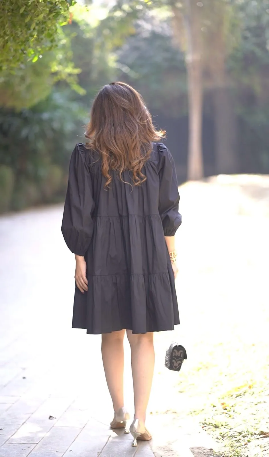 Midnight Black Mini Dress