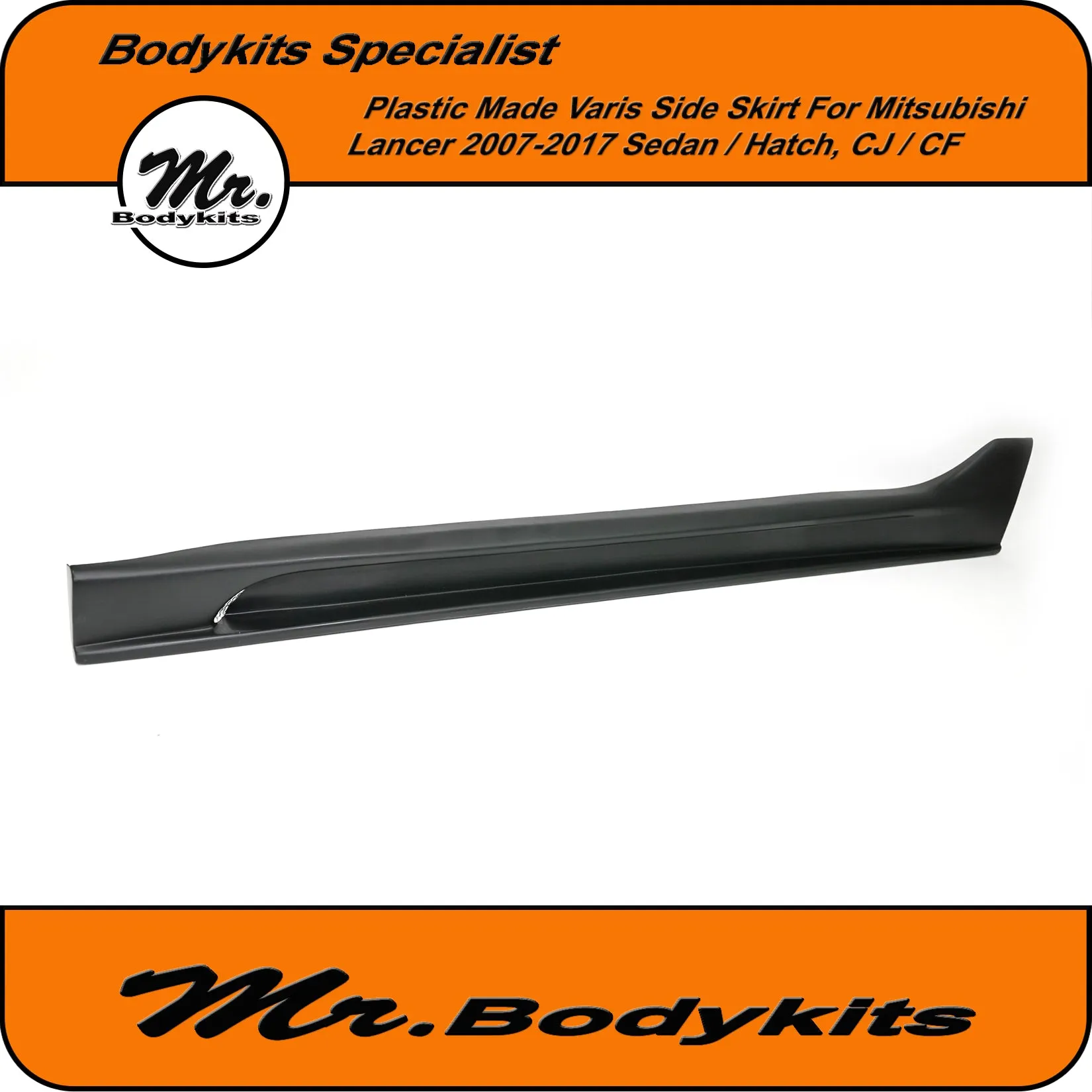 Mitsubishi Lancer 2007-2017 CJ CF Varis Style Side Skirts For Sedan / Hatch (Sportswagon)