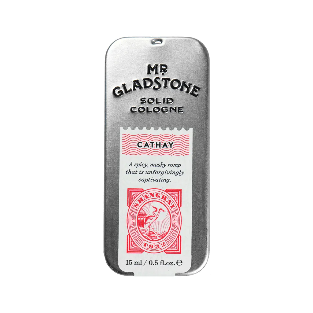Mr. Gladstone Cathay Solid Cologne - Fine Fragrance Reminiscent of 1932 Shanghai