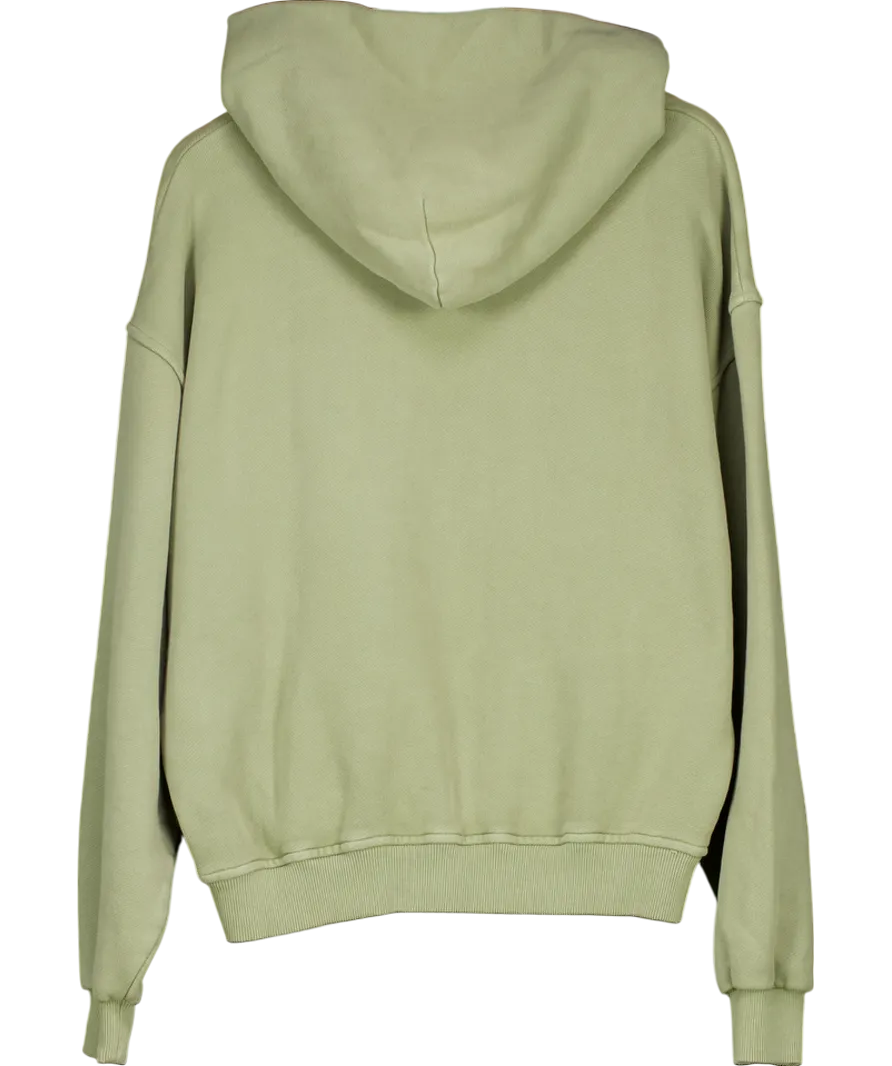 Mutual Differences Green Basics Oversized Hoodie UK L