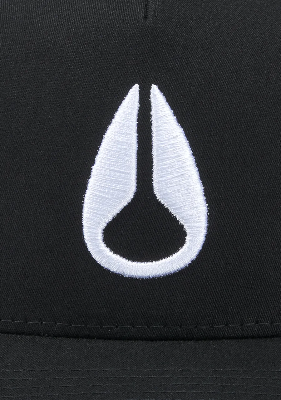 Nixon Iconed Trucker Hat - Black/White