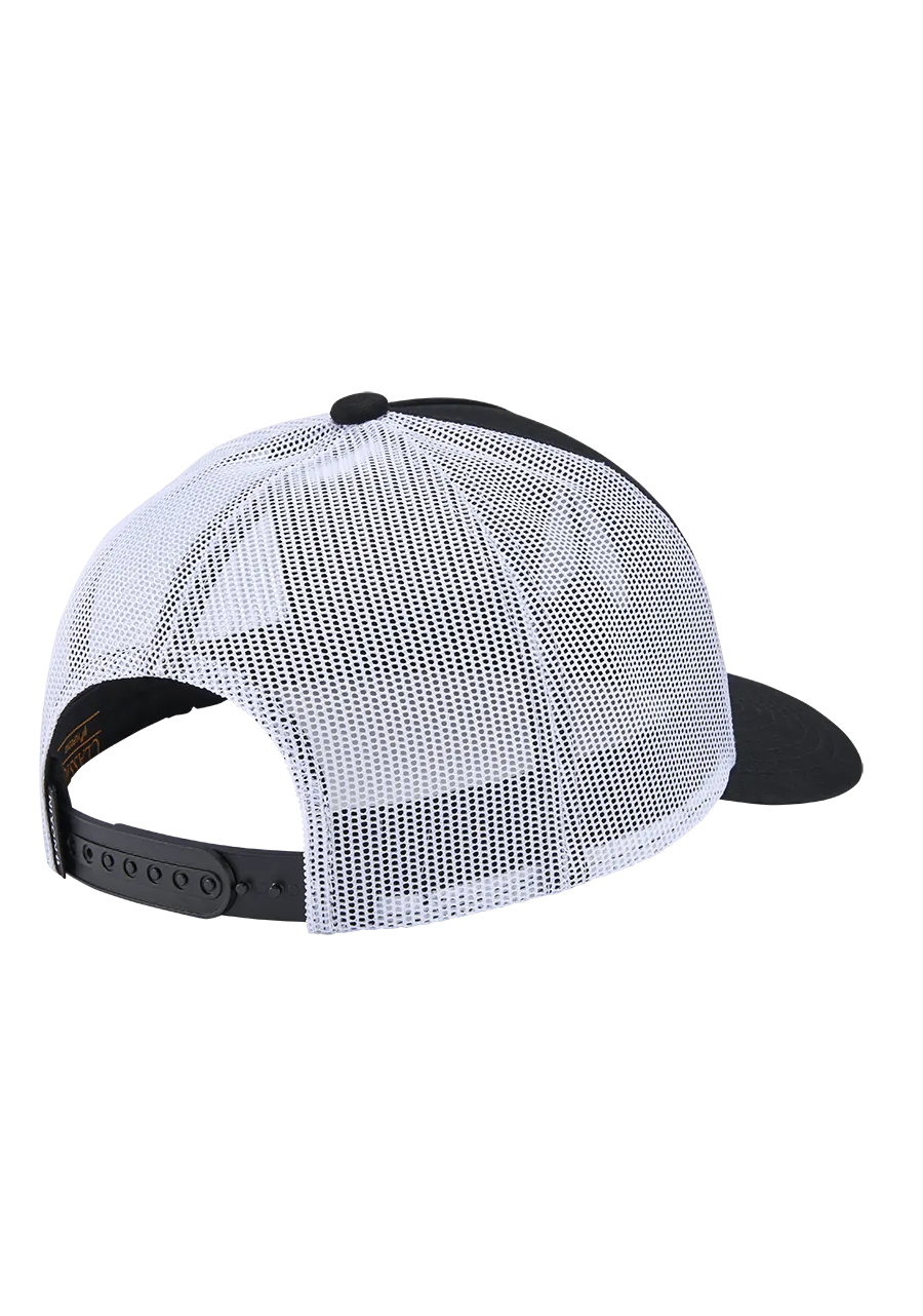 Nixon Iconed Trucker Hat - Black/White