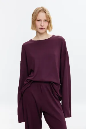 Noa Top in Plum