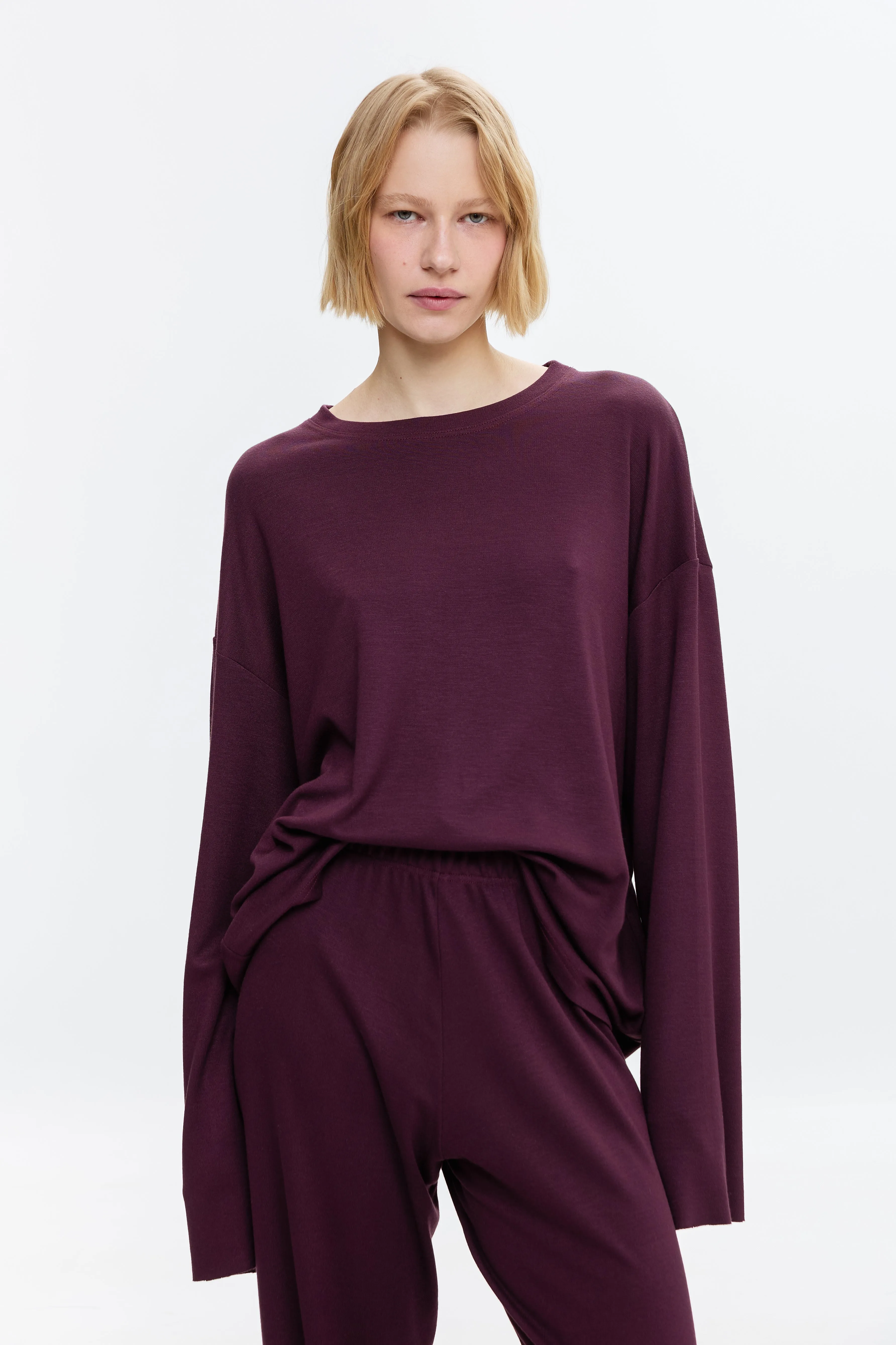 Noa Top in Plum