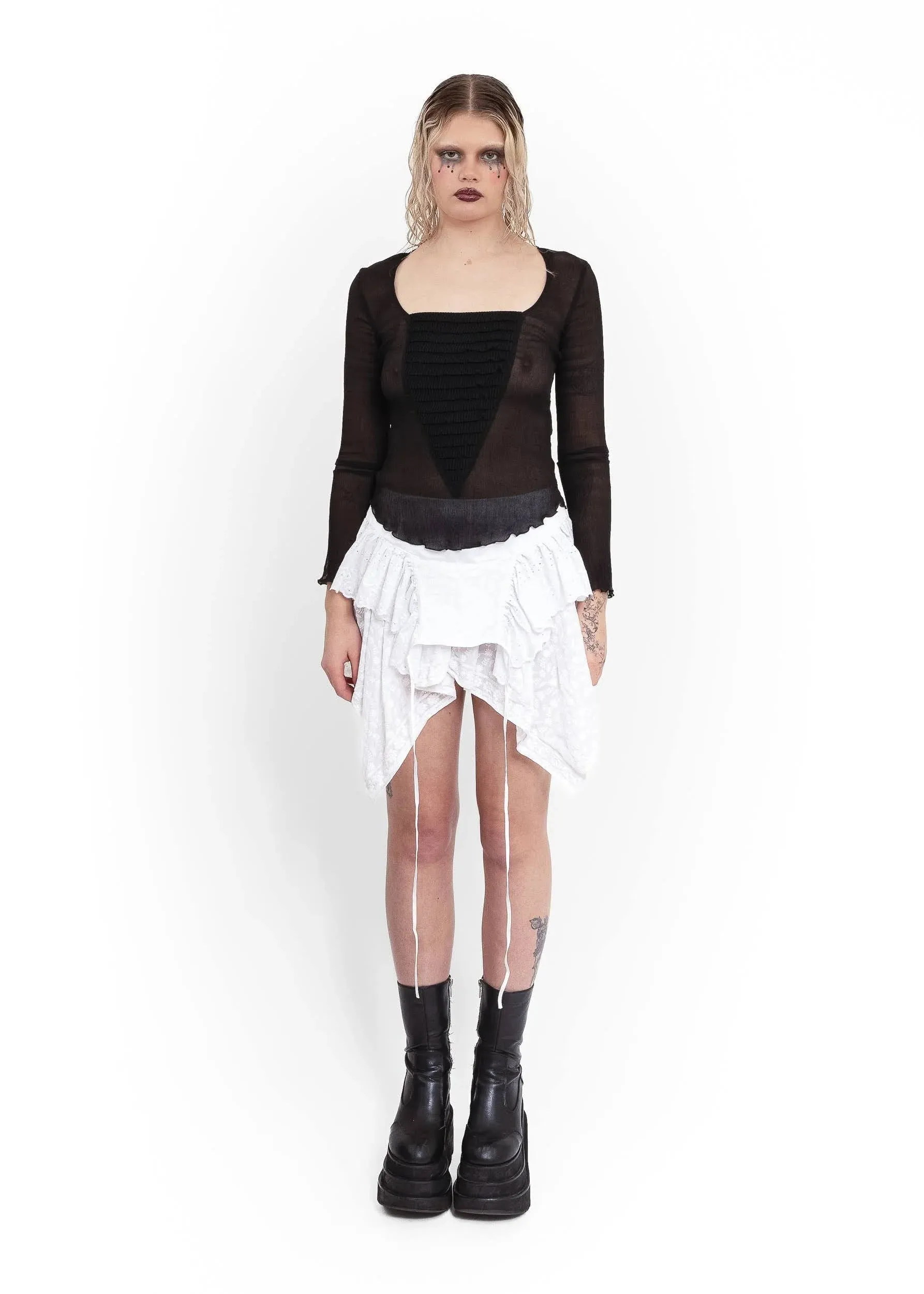 Odessa mini skirt- white