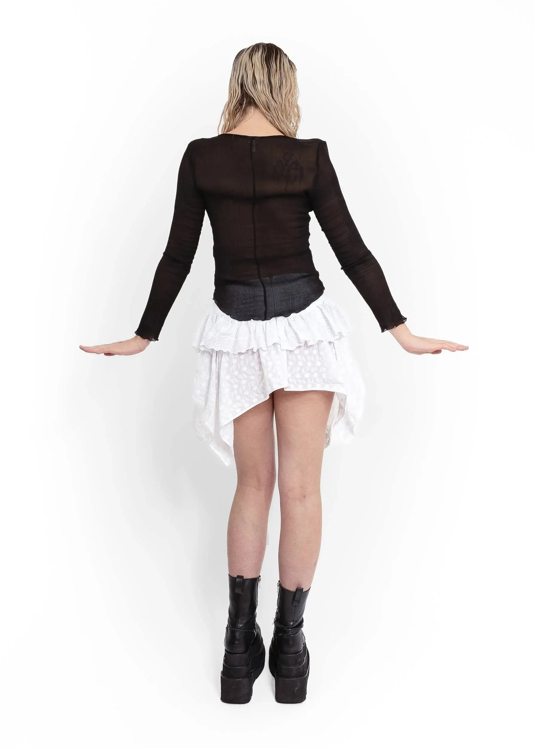 Odessa mini skirt- white