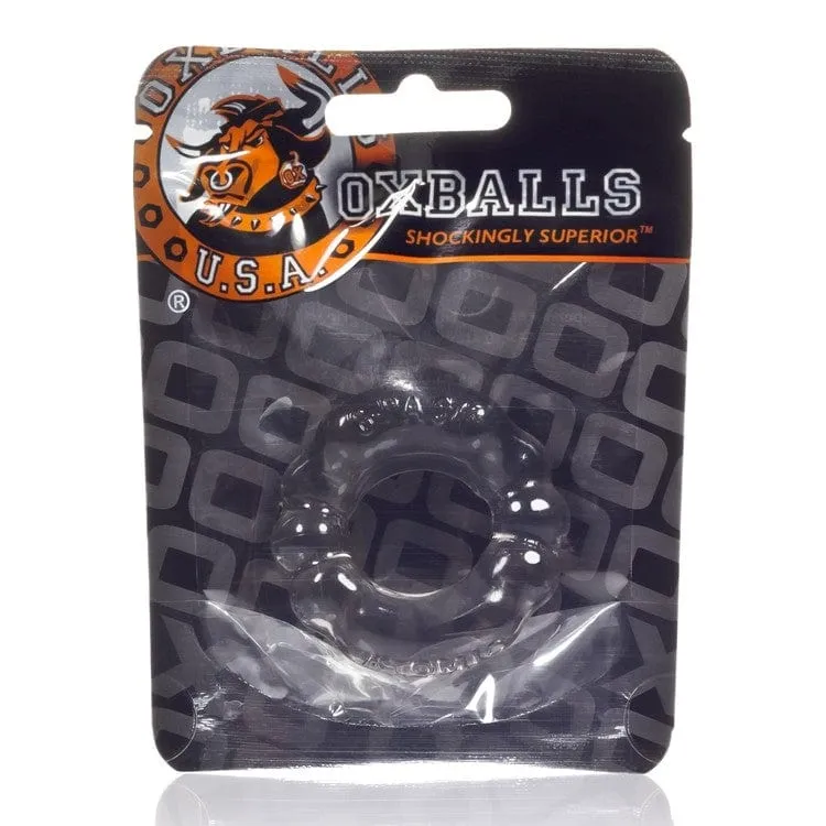 Ox Balls 6-Pack Sport Cockring - Smoke Clear