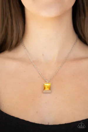 Paparazzi Pro Edge Necklace Yellow