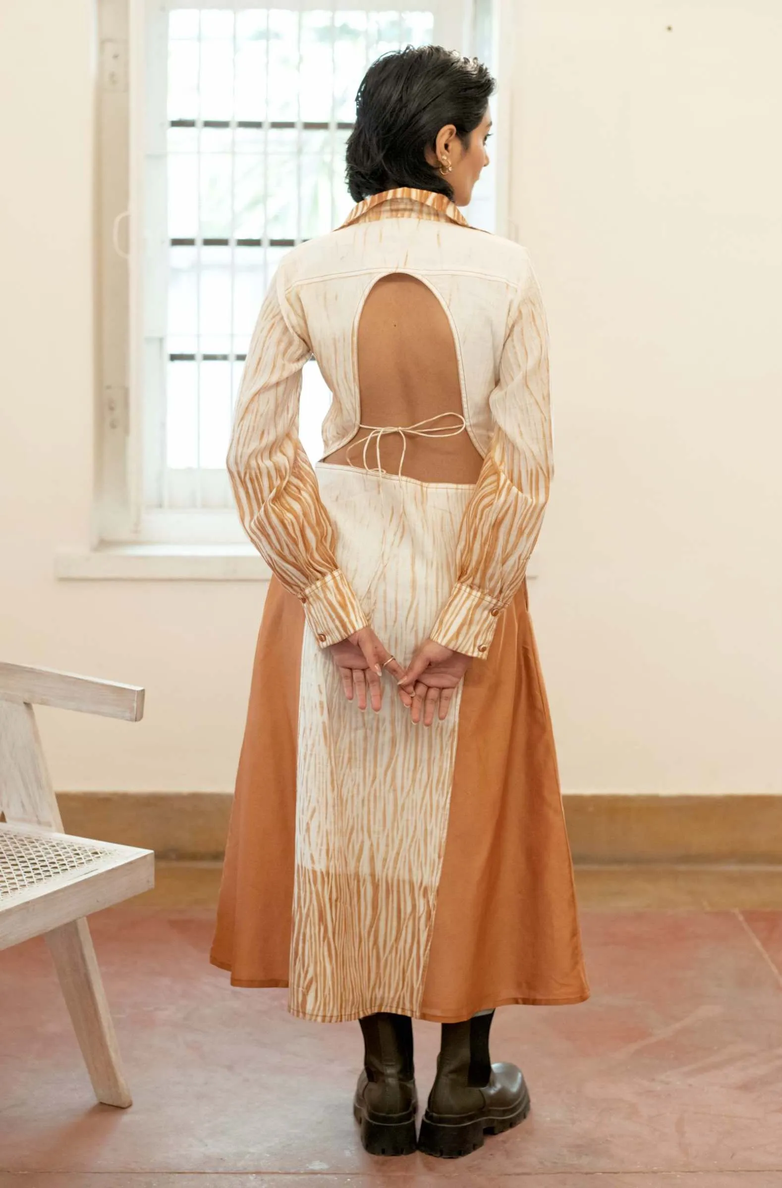 Pearl White Sepia Paradise Dress