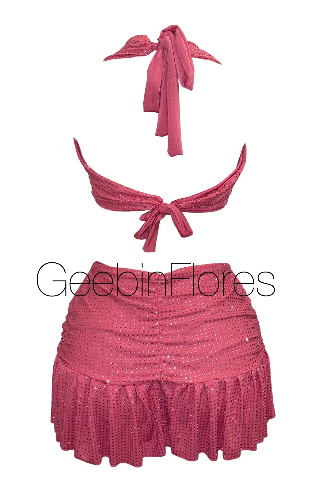 Perla Pink Crystal Dress