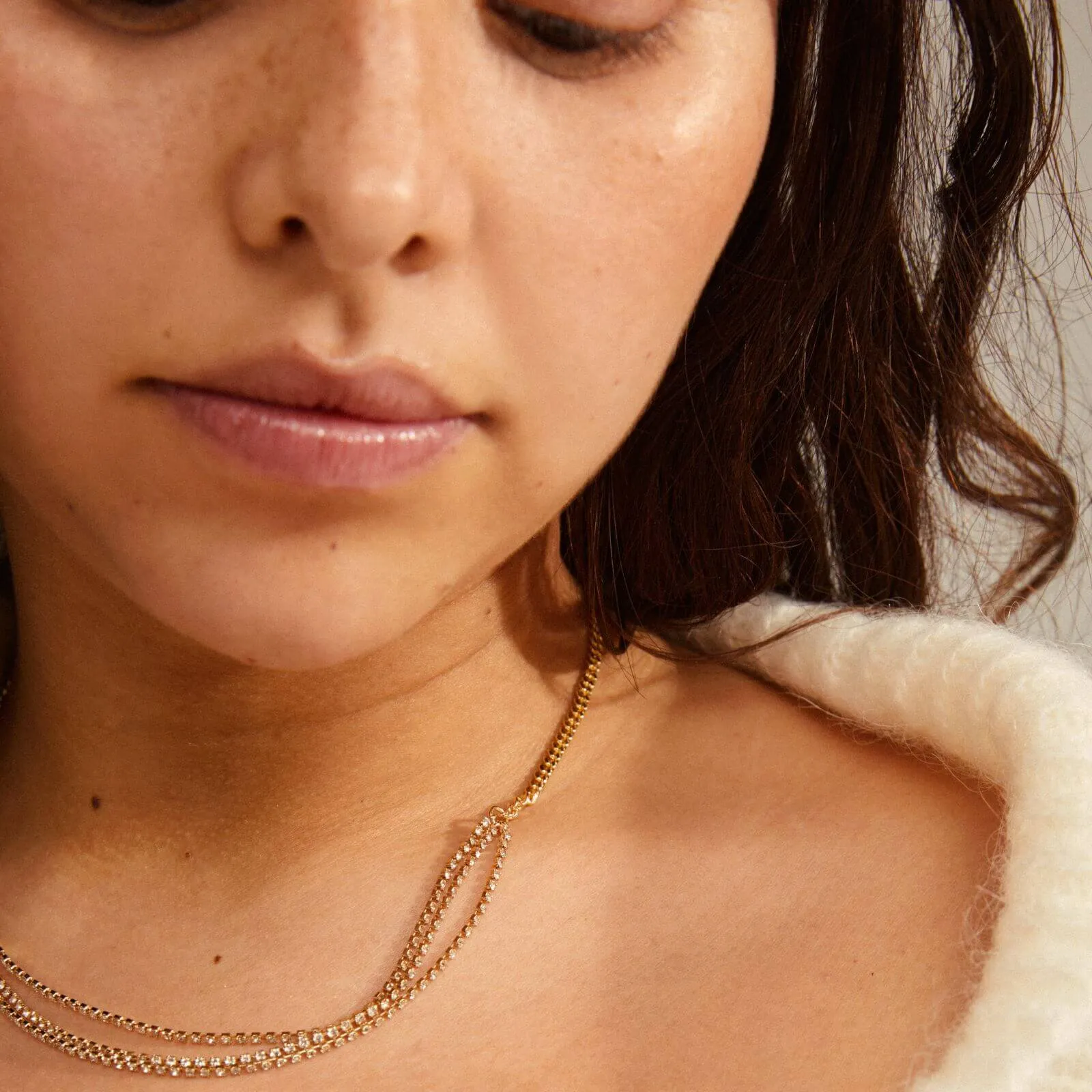 Pilgrim Blink Gold Layered Necklace