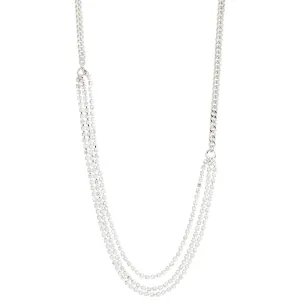 Pilgrim Blink Silver Layered Necklace
