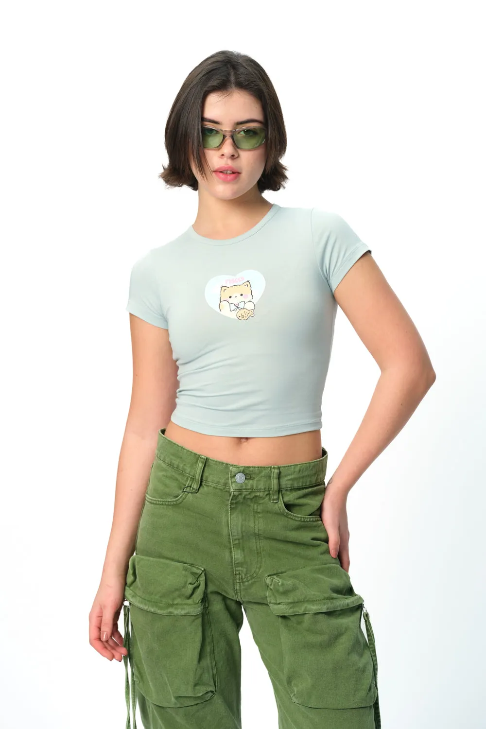 Pisces Power Long Length Baby Tee